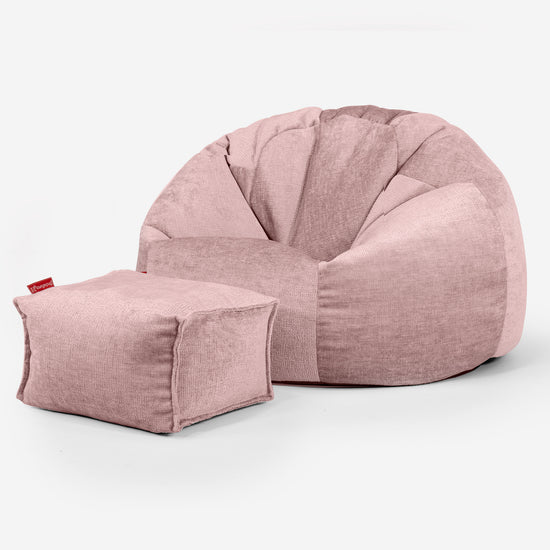 Poltrona Sacco 'Classico' - Ciniglia Rosa 02