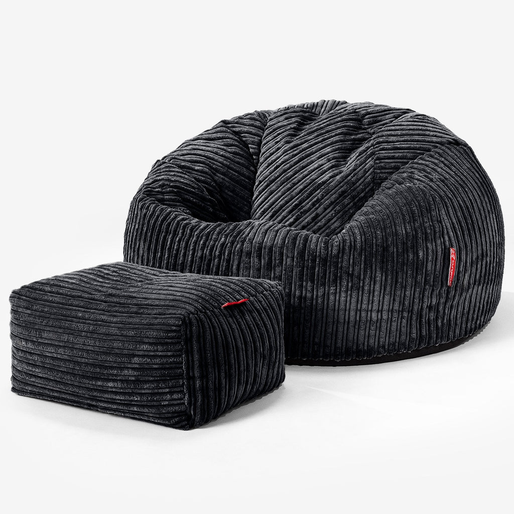Poltrona Sacco 'Classico' - Corda Classica Nero 02