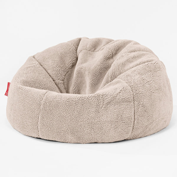 Poltrona Sacco 'Classico' - Eco-pelliccia Orsacchiotto Visone 01