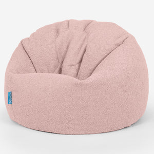 Poltrona Sacco 'Classico' per Bambini 1-5 anni - Bouclé Rosa