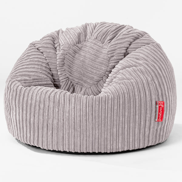 Poltrona Sacco 'Classico' per Bambini 1-5 anni - Corda Classica Alluminio Argento 01
