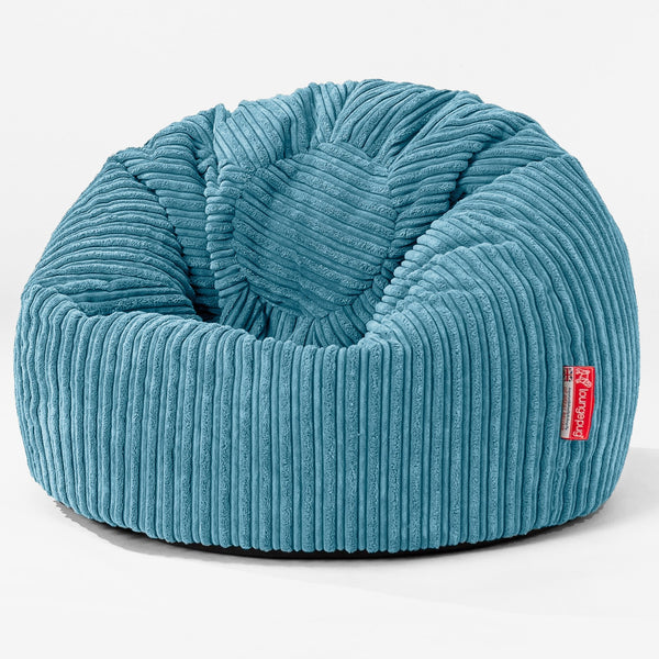 Poltrona Sacco 'Classico' per Bambini - Corda Classica Egeo Blu 01