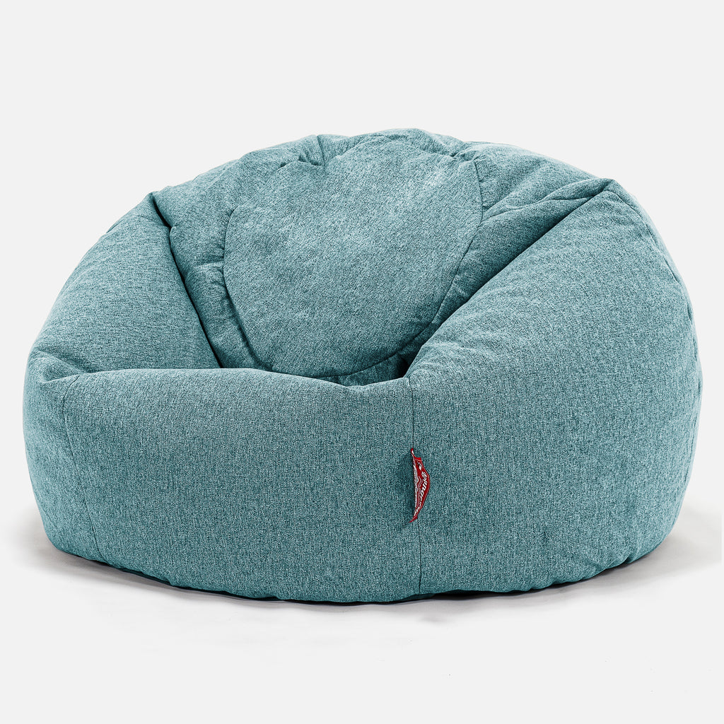 Poltrona Sacco 'Classico' - Tessuto in Lana Interalli Acqua_01