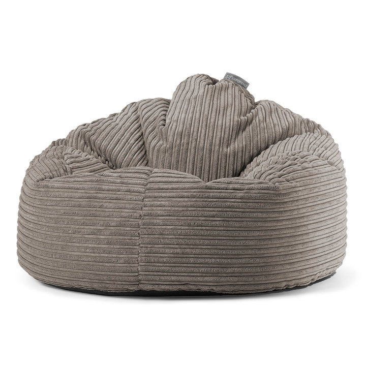 Poltrona Sacco Lounge Pug Per Adulti - In Velluto A Coste, Colore Poltrona Sacco Lounge Pug Per Adulti - In Velluto A Coste, Colore