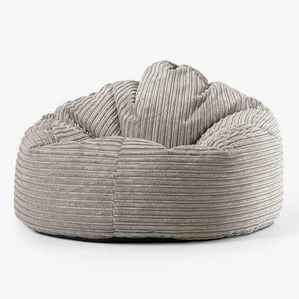 Poltrona Sacco 'Archi', Pouf - Velluto a Coste Visone 01