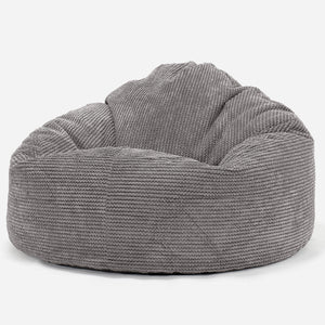 Poltrona Sacco 'Archi', Pouf - Pompon Carbone Grigio