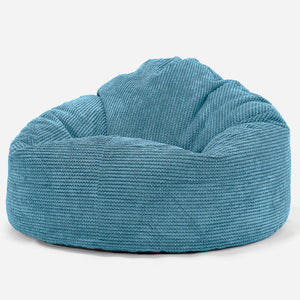 Poltrona Sacco 'Archi', Pouf - Pompon Egeo Blu