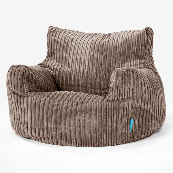 Poltrona Sacco Per Bambini 3-8 anni - Corda Classica Moca 01