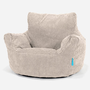 Poltrona Sacco Per Bambini Piccolo 1-3 anni - Pompon Panna