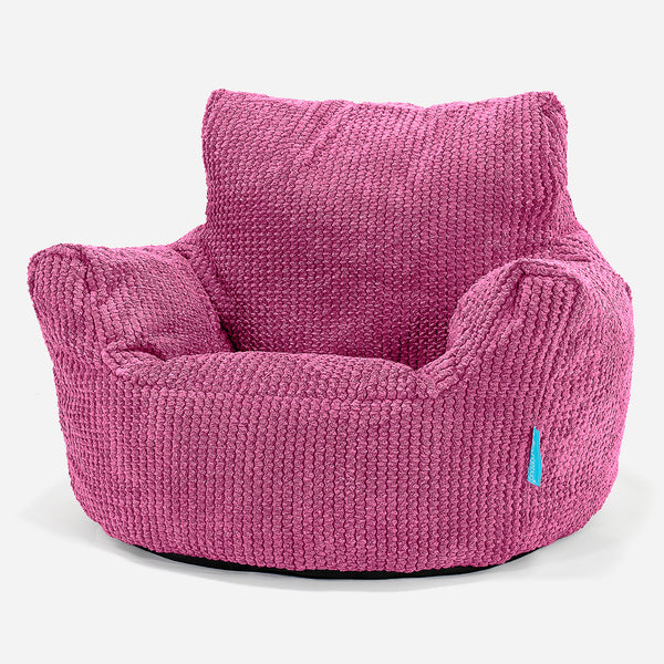 Poltrona Sacco Per Bambini Piccolo 1-3 anni - Pompon Rosa 01