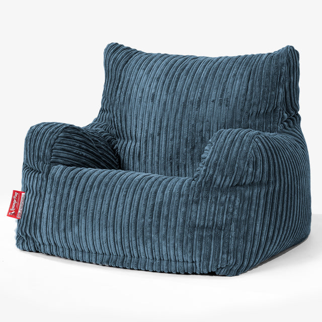 Josephine Poltrona Sacco,  Pouf - Velluto a Coste Navy 01