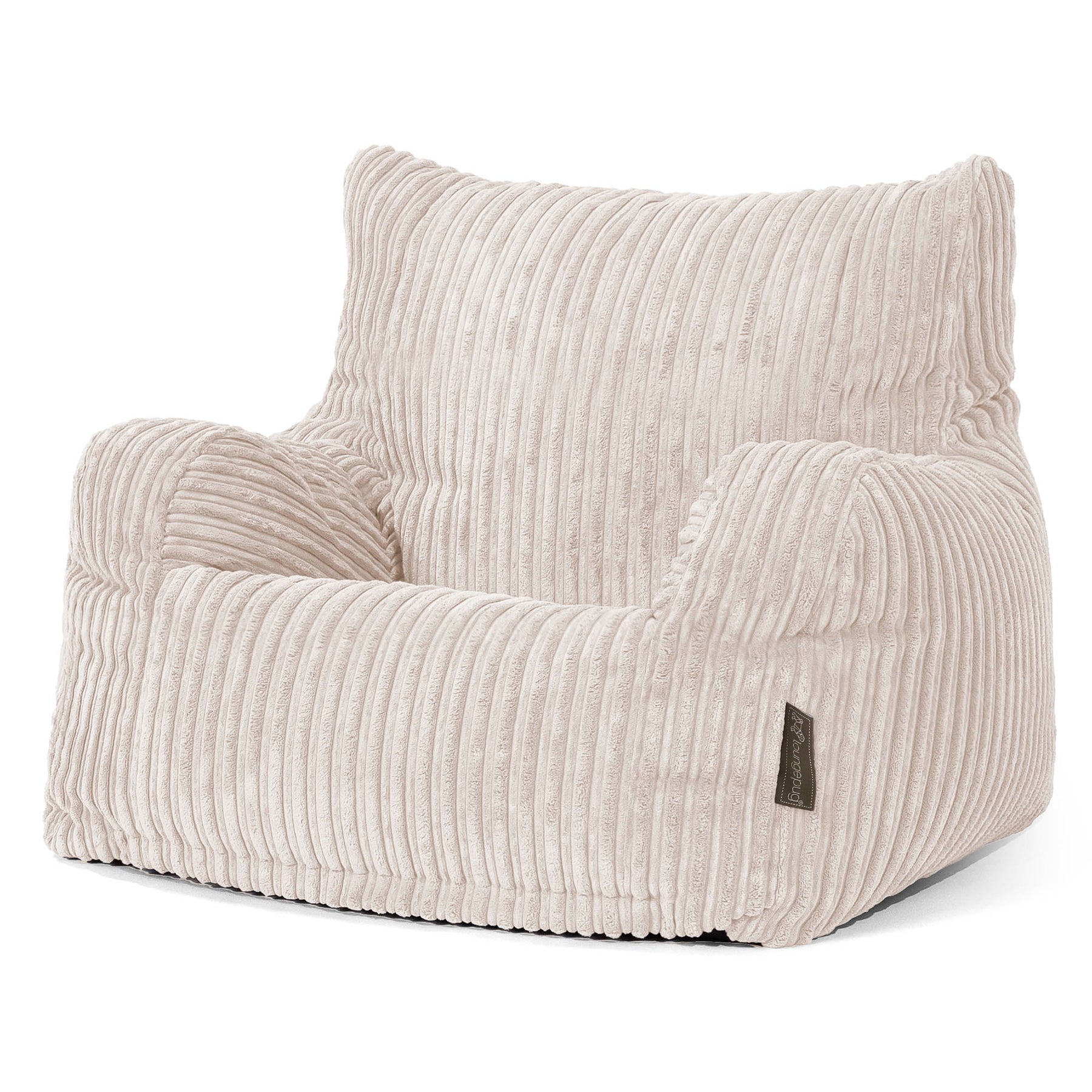 Lounge Pug, Cuscino Pouf Sacco Junior, Velluto a Coste - Egeo Blu– Big
