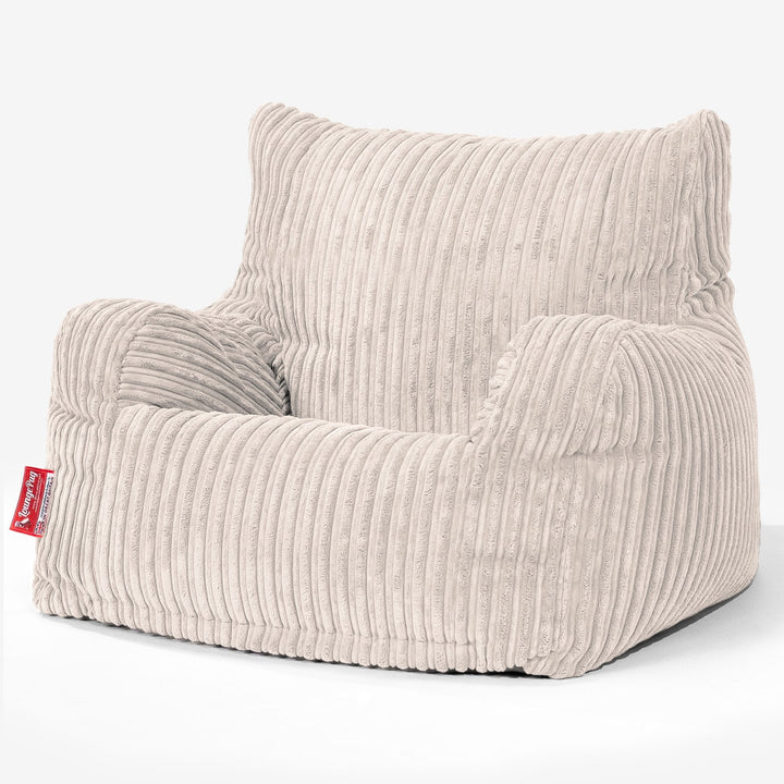 Josephine Poltrona Sacco,  Pouf - Velluto a Coste Avorio 01
