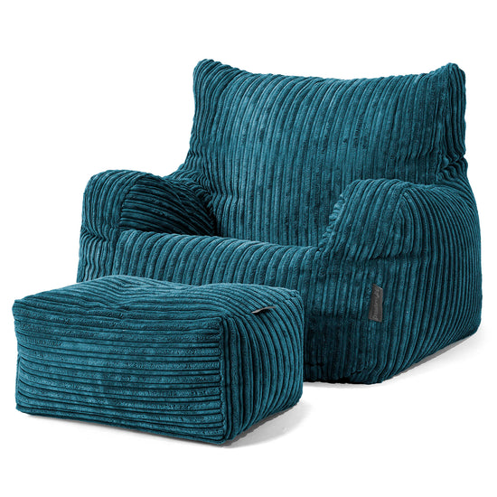 Josephine Poltrona Sacco,  Pouf - Velluto a Coste Tiglio 02