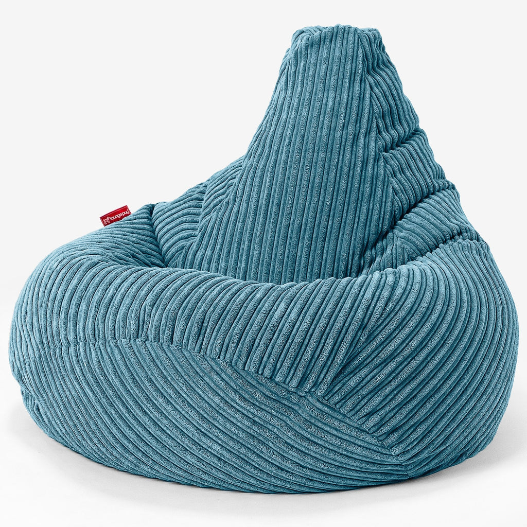 Poltrona Sacco Pouf 'Gioco' - Corda Classica Egeo Blu 02