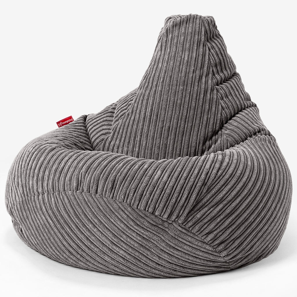 Poltrona Sacco Pouf 'Gioco' - Corda Classica Grafite 02