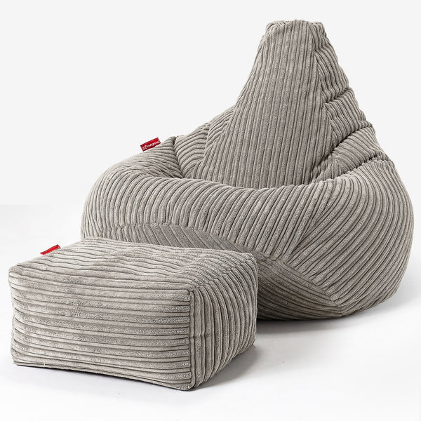 Poltrona Sacco Pouf 'Gioco' - Corda Classica Visone 01