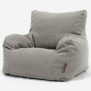 Josephine Poltrona Sacco,  Pouf - Tessuto in Lana Interalli Argento
