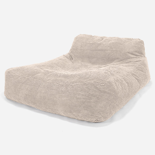 Pouf Chaise Longue, 2 Persone - Pompon Panna 01