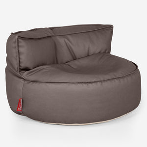 Pouf Divano Chloe - Pelle Vegana Cioccolato