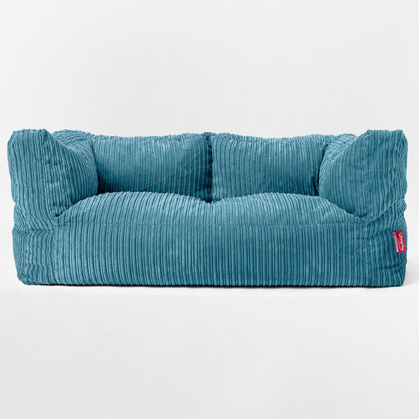'The Albert' Pouf Divano 2 posti - Corda Classica Egeo Blu 01