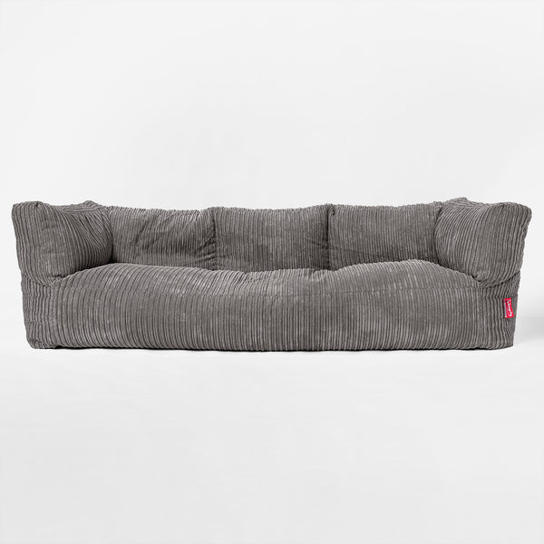 'The Albert' Pouf Divano 3 posti - Corda Classica Grafite 01