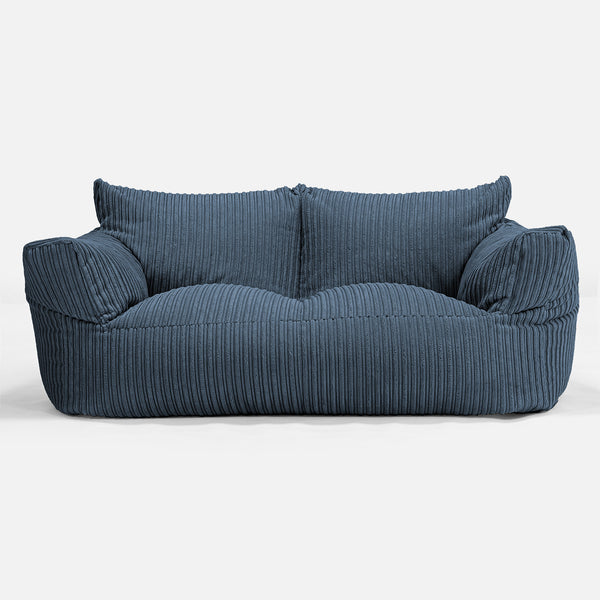Divano a Sacco Josephine - Velluto a Coste Navy 01