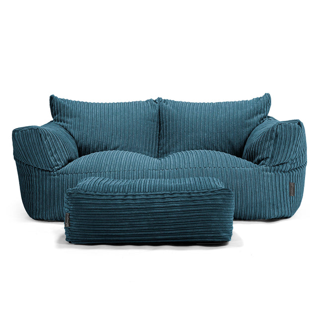 Divano a Sacco Josephine - Velluto a Coste Navy 02
