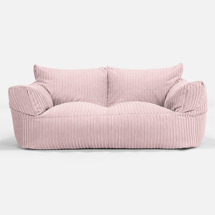 Divano a Sacco Josephine - Velluto a Coste Rosa Cipria 01