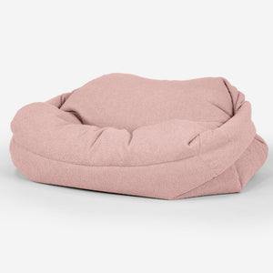 Pouf Divano Sabine - Bouclé Rosa