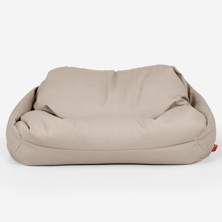Pouf Divano Sabine - Pelle Vegana Avorio 02