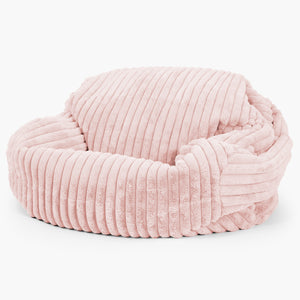 Pouf Divano Sabine - Velluto Felpato Ultra Morbido Rosa Antico