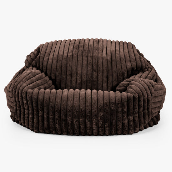 Pouf Divano Sabine - Velluto Felpato Ultra Morbido Zibellino 01
