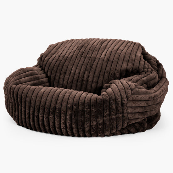 Pouf Divano Sabine - Velluto Felpato Ultra Morbido Zibellino 02