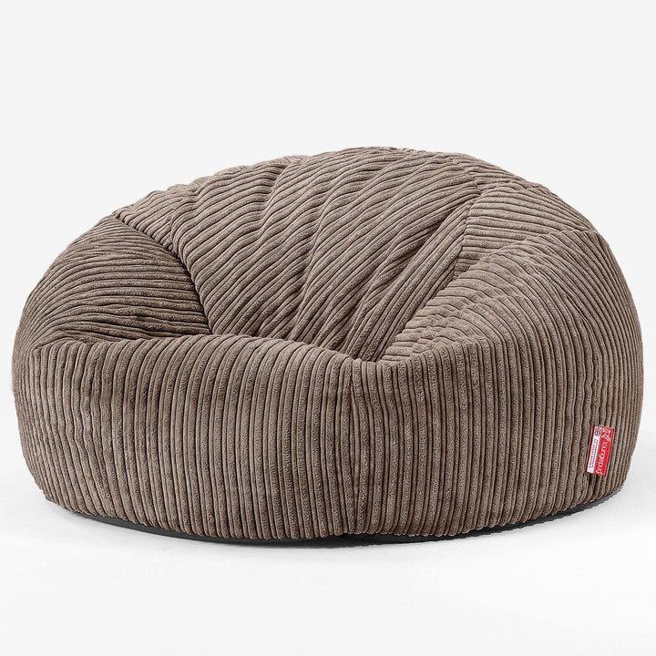 Pouf Divano, Sacco - Velluto a Coste Moca 01
