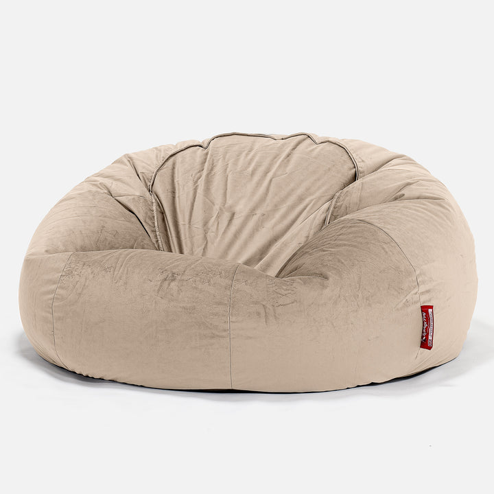 Pouf Divano, Sacco - Velluto Visone 01