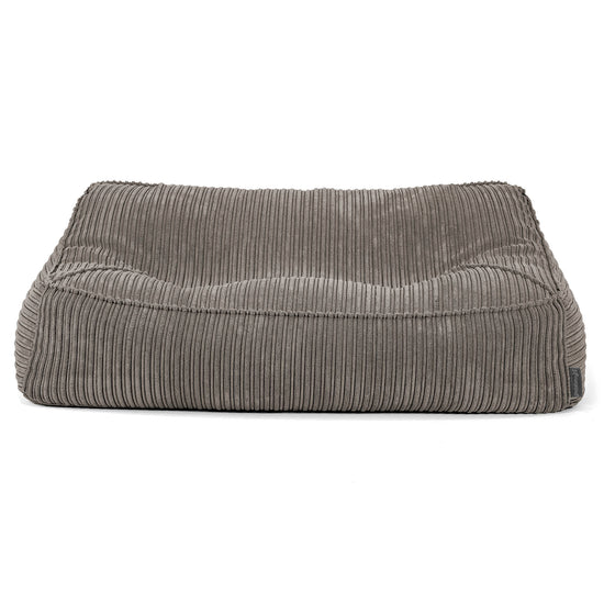 Pouf Divano Sloucher - Velluto a Coste Grafite 03