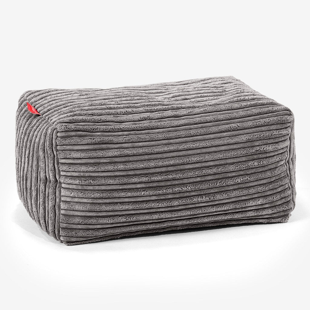 Pouf Poggiapiedi - Corda Classica Grafite 01