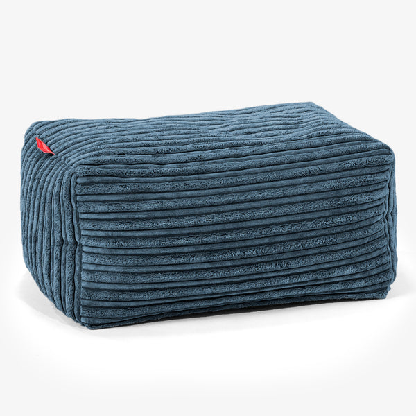 Pouf Poggiapiedi - Corda Classica Navy 01