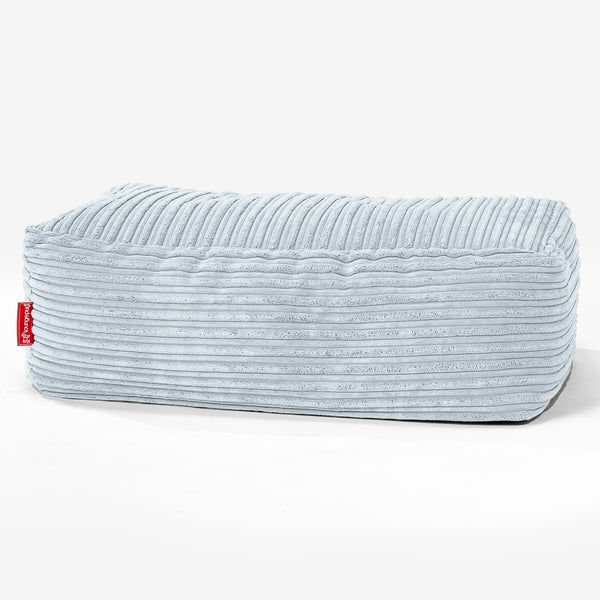 Pouf Poggiapiedi Gigante - Corda Classica Bebè Blu 01