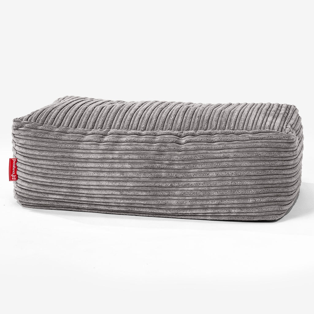 Pouf Poggiapiedi Gigante - Corda Classica Grafite 01