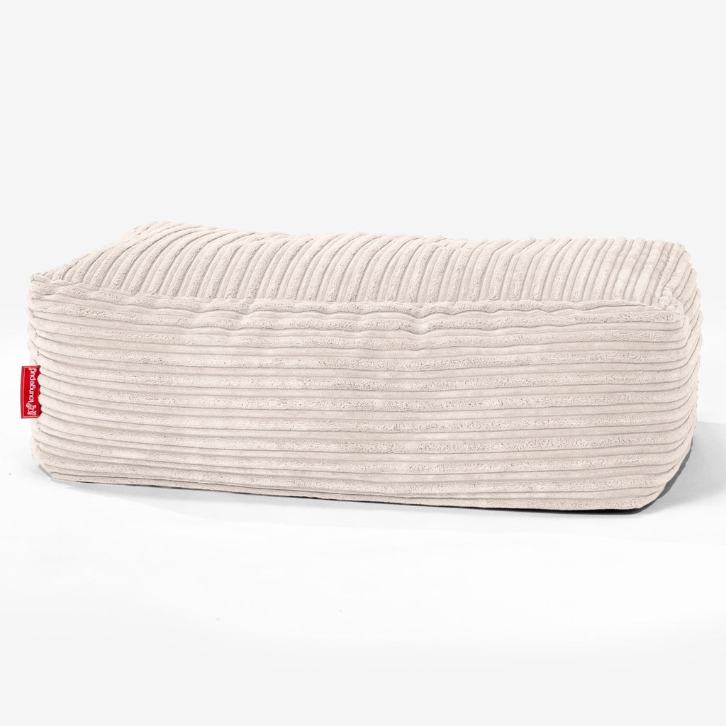 Pouf Poggiapiedi Gigante - Corda Classica Avorio 01