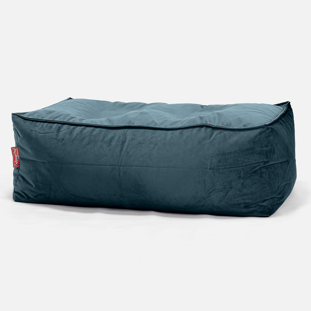 Pouf Poggiapiedi Gigante - Velluto Alzavola 01