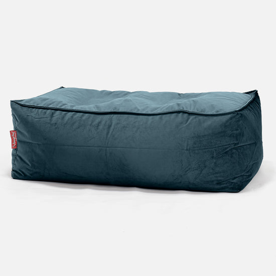 Pouf Poggiapiedi Gigante - Velluto Alzavola 01