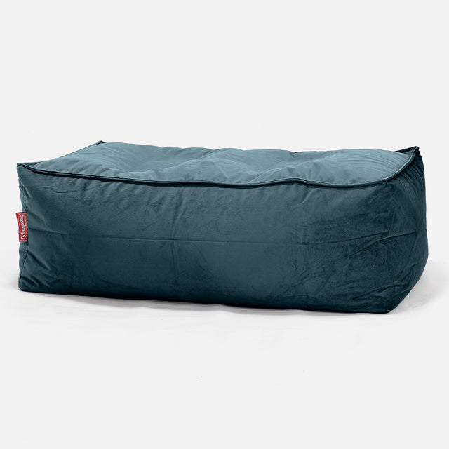 Pouf Poggiapiedi Gigante - Velluto Alzavola 01