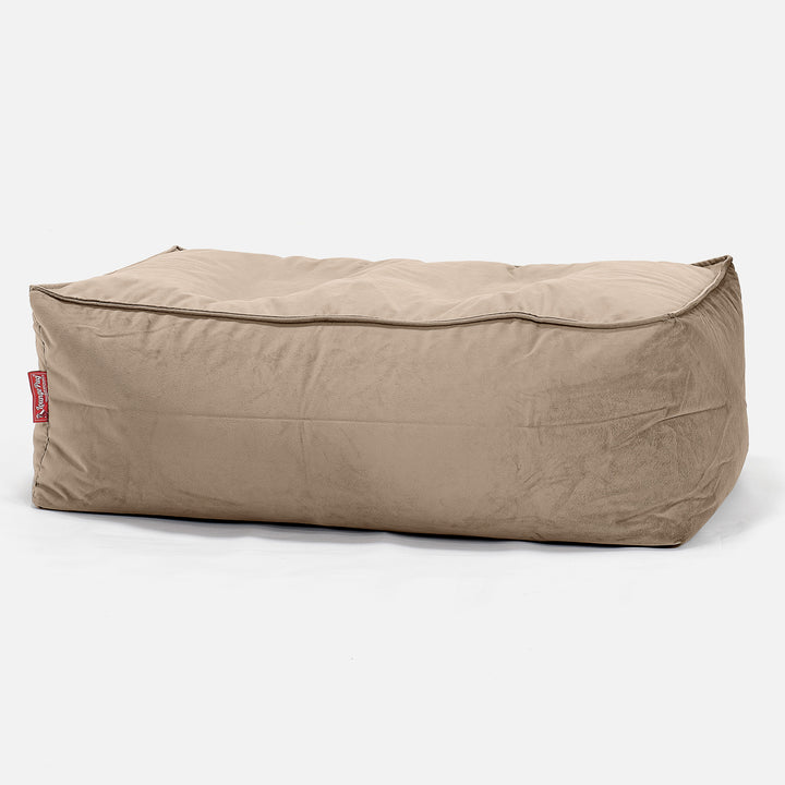 Pouf Poggiapiedi Gigante - Velluto Visone 01