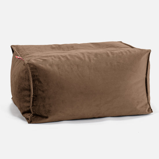 Pouf Poggiapiedi - Velluto Espresso 01