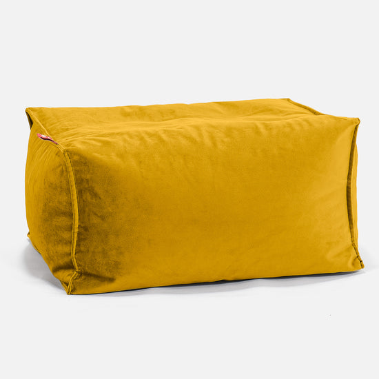 Pouf Poggiapiedi - Velluto Oro 01