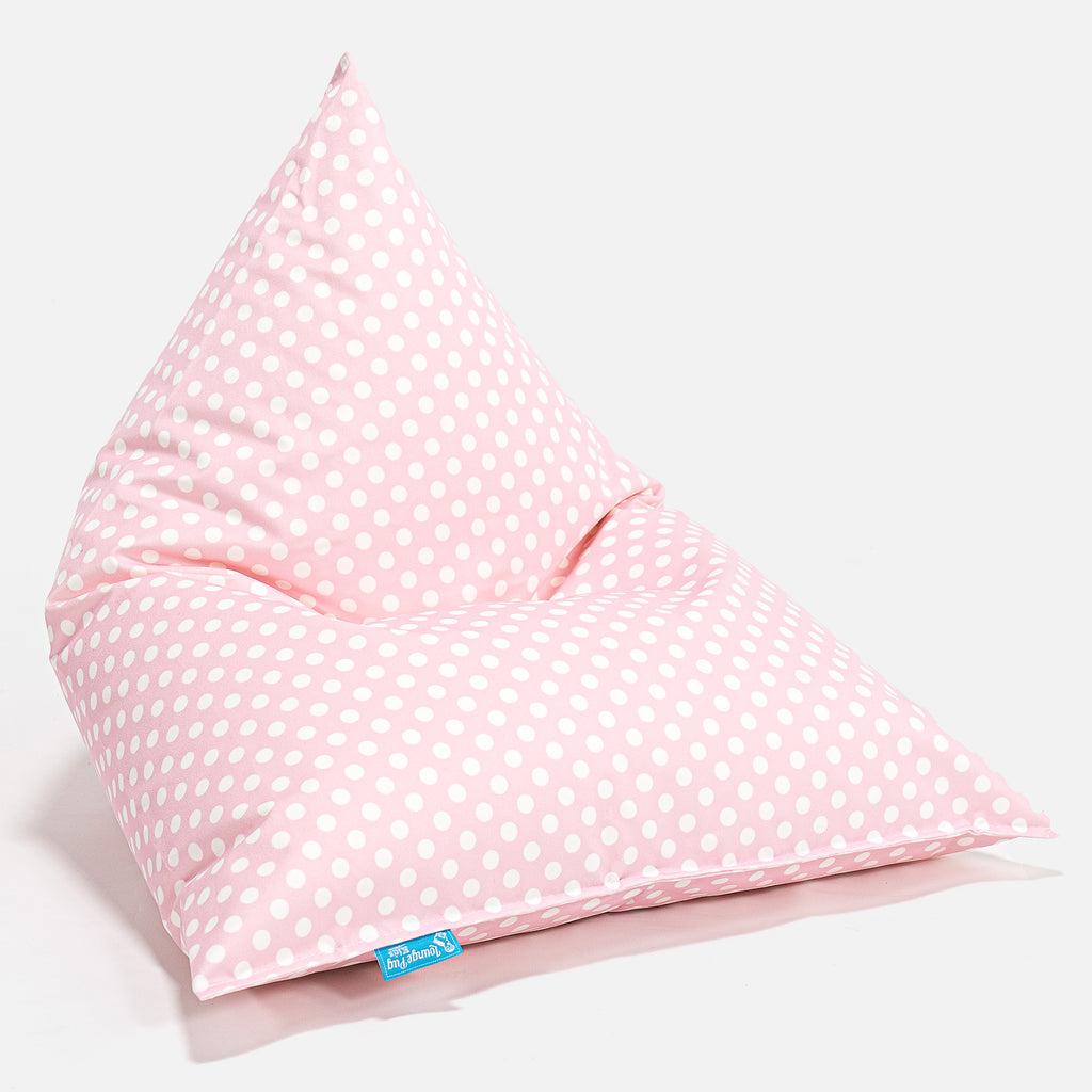 Pouf Poltrona Relax Per Bambini, Sacco - Motivo per Bambini Rosa 01