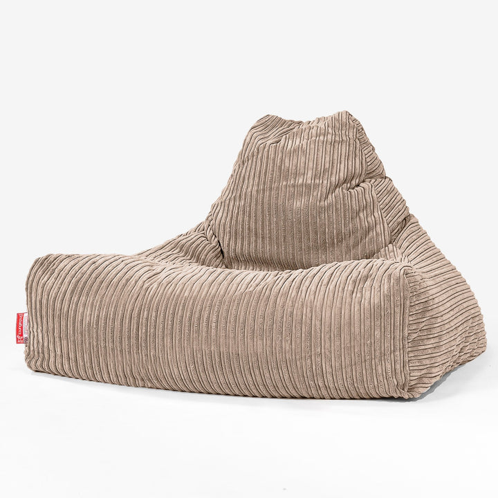 Pouf Poltrona Relax Sacco - Velluto a Coste Sabbi 01